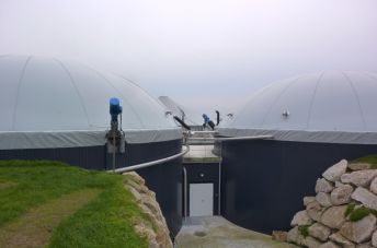 Biogasanlage in Treize Vents, Frankreich