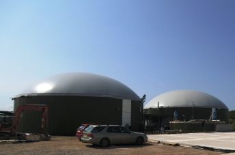 Biogasanlage in Wiltshire , England